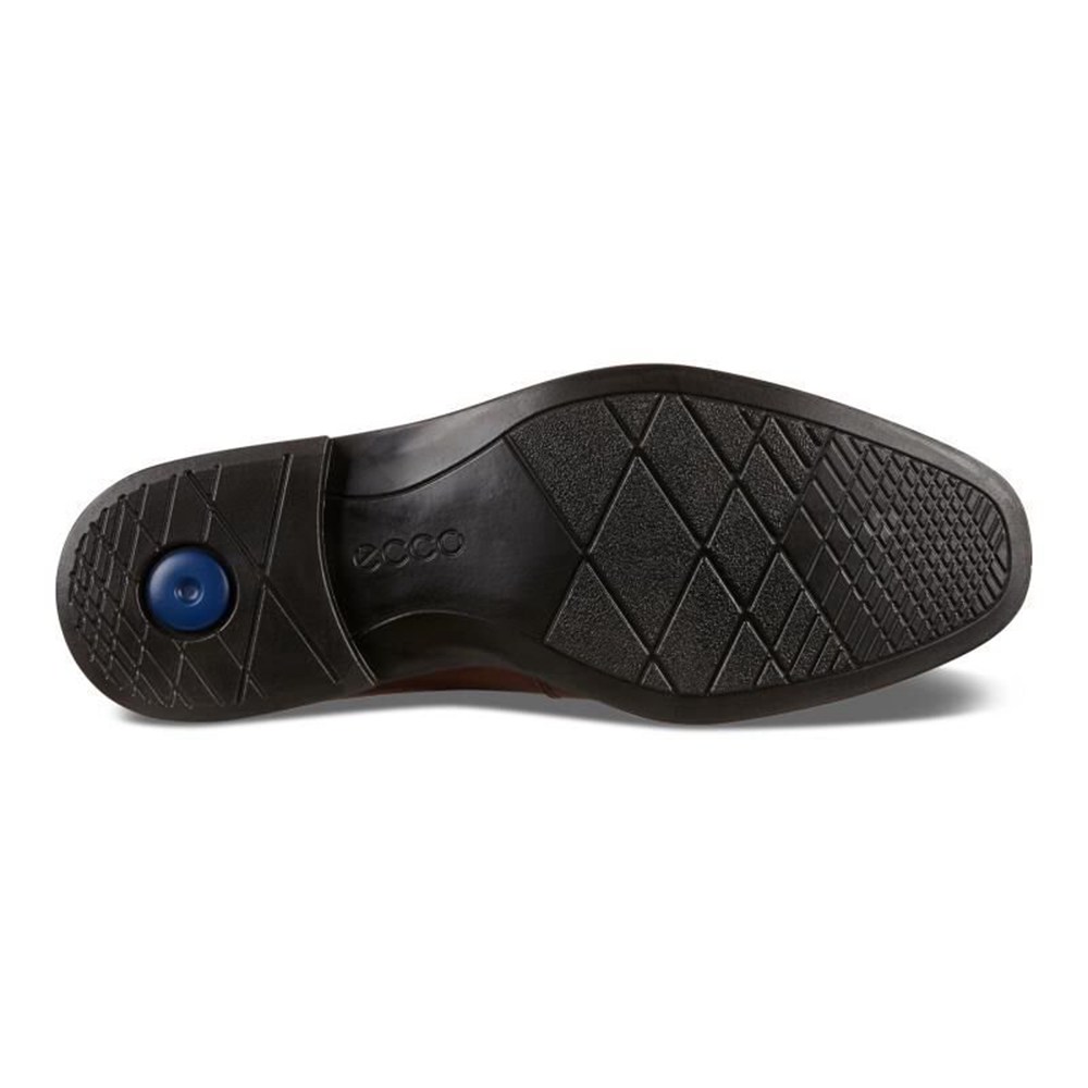 Slip On Hombre - ECCO Queenstown Bike Toe - Marrom - OVI581634